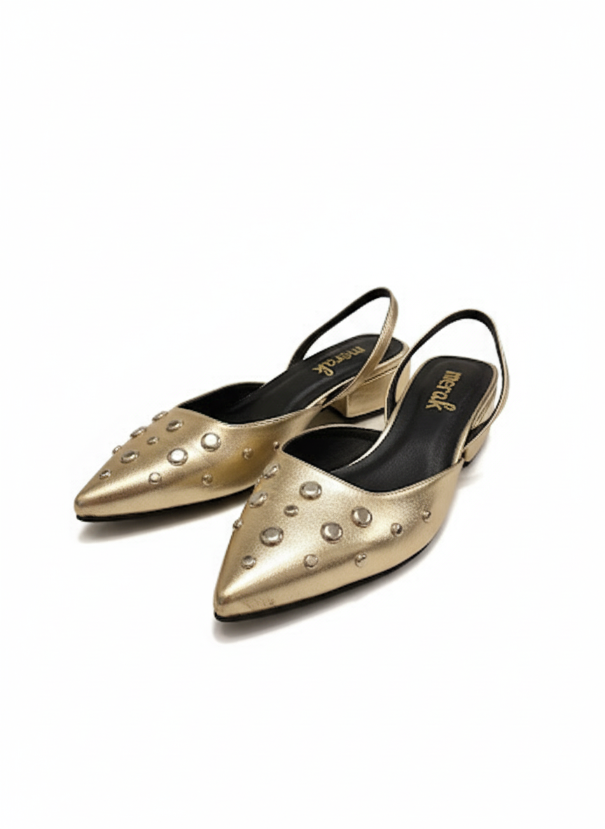 FLATS SLINGBACK AMATISTA DORADA