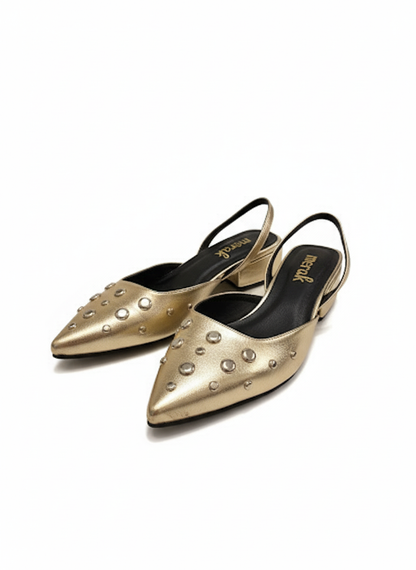 FLATS SLINGBACK AMATISTA DORADA