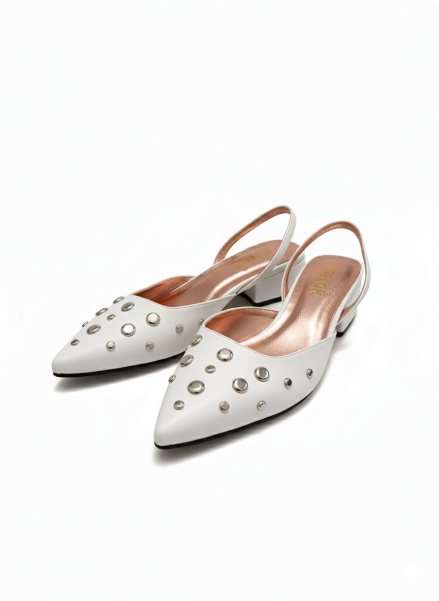 FLATS SLINGBACK AMATISTA BLANCO