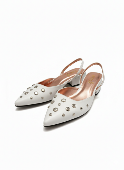 FLATS SLINGBACK AMATISTA BLANCO