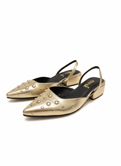 FLATS SLINGBACK AMATISTA DORADA