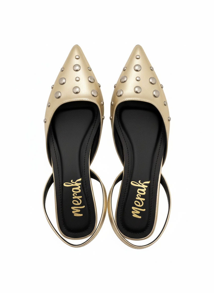 FLATS SLINGBACK AMATISTA DORADA