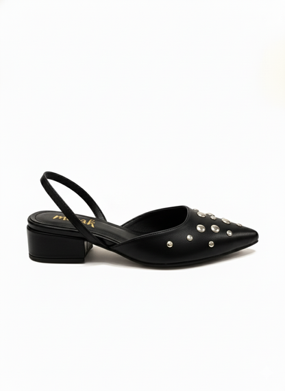 FLATS SLINGBACK AMATISTA NEGRA