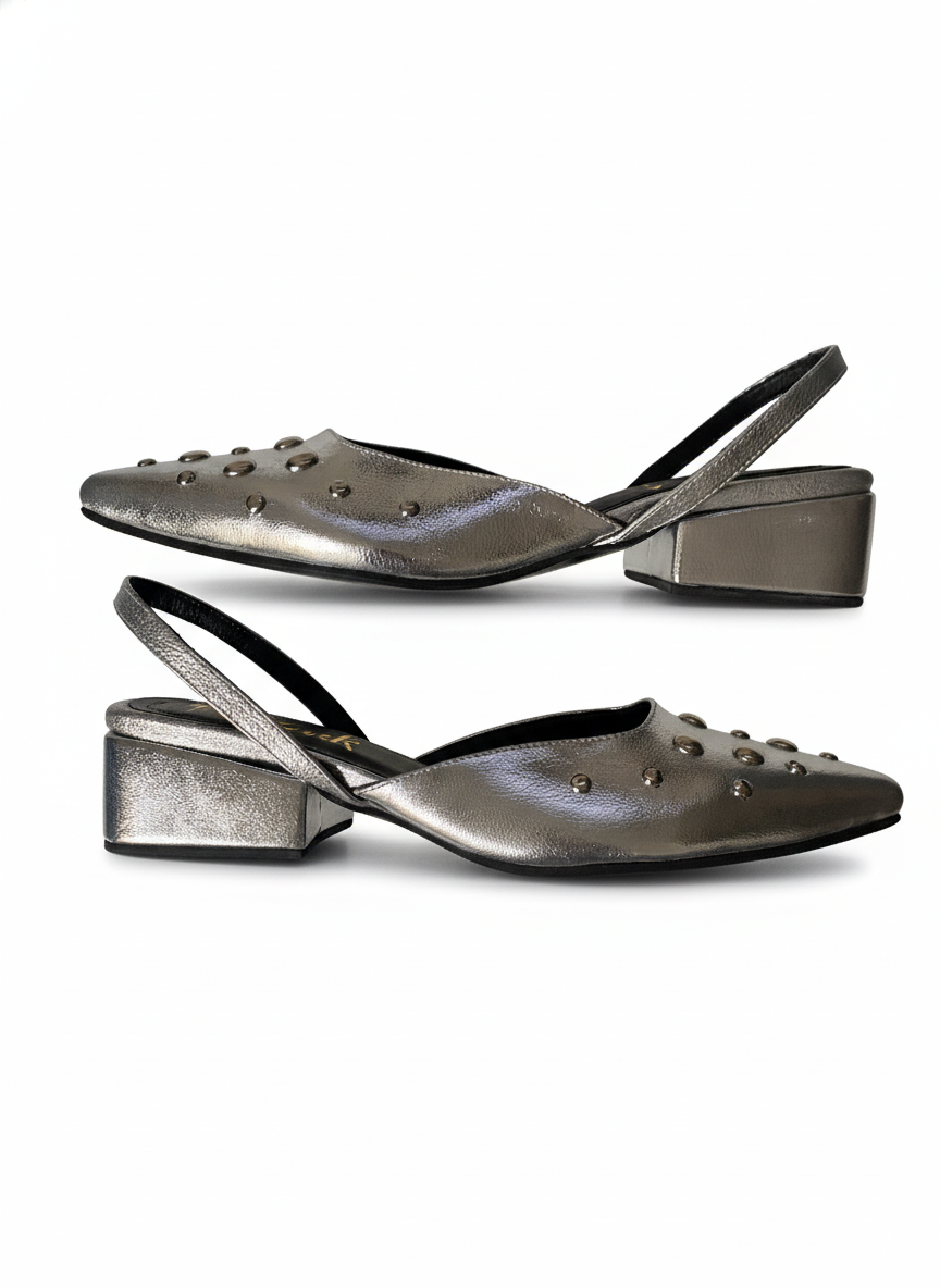 FLATS SLINGBACK AMATISTA PLATEADA