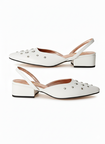 FLATS SLINGBACK AMATISTA BLANCO