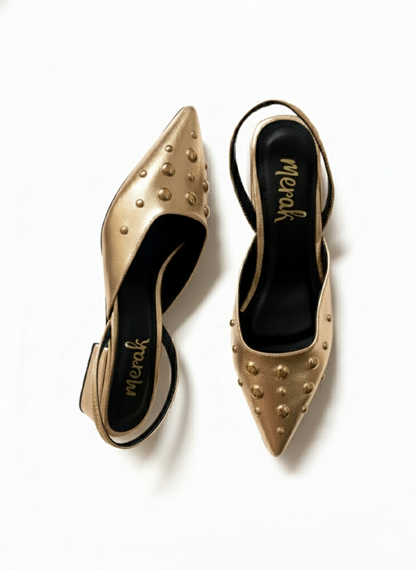 FLATS SLINGBACK AMATISTA DORADA