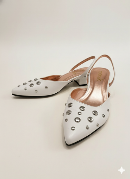 FLATS SLINGBACK AMATISTA BLANCO